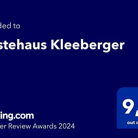 Gaestehaus Kleeberger Bed & Breakfast Pleinfeld